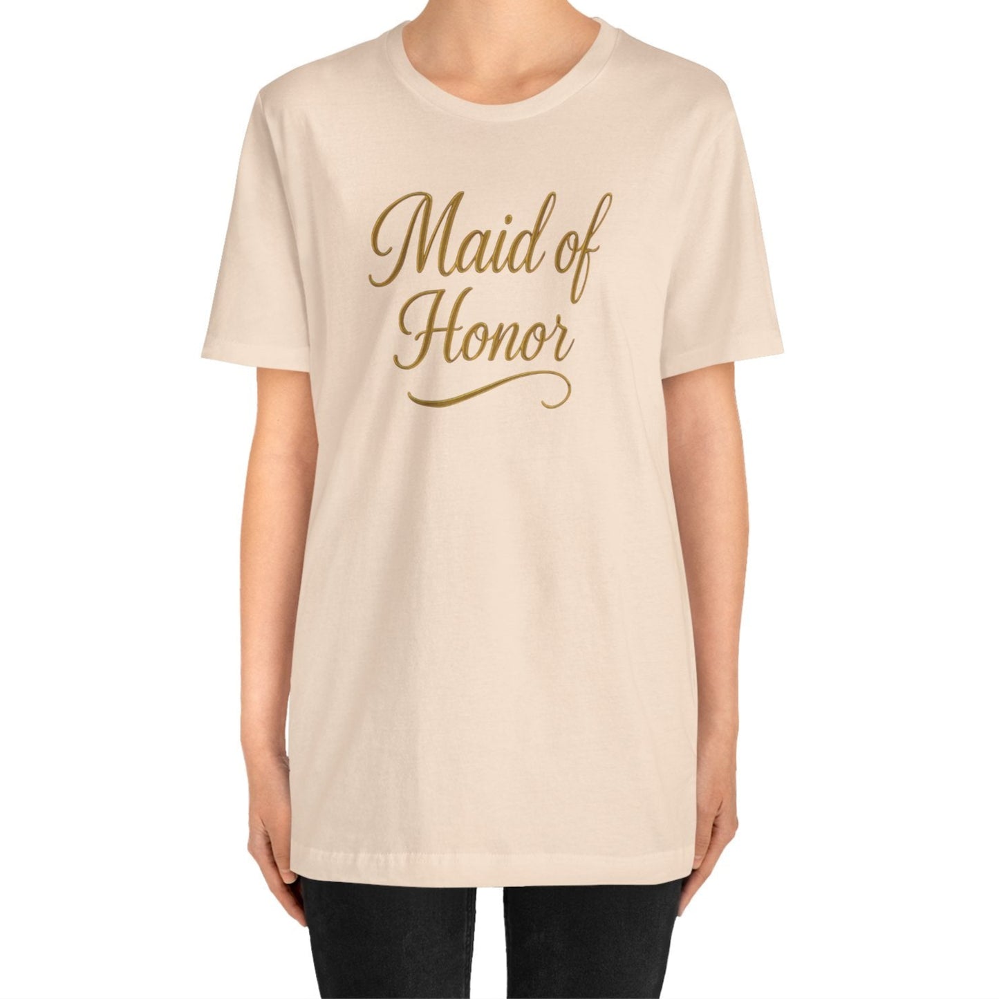 Gold Maid of Honor Tee