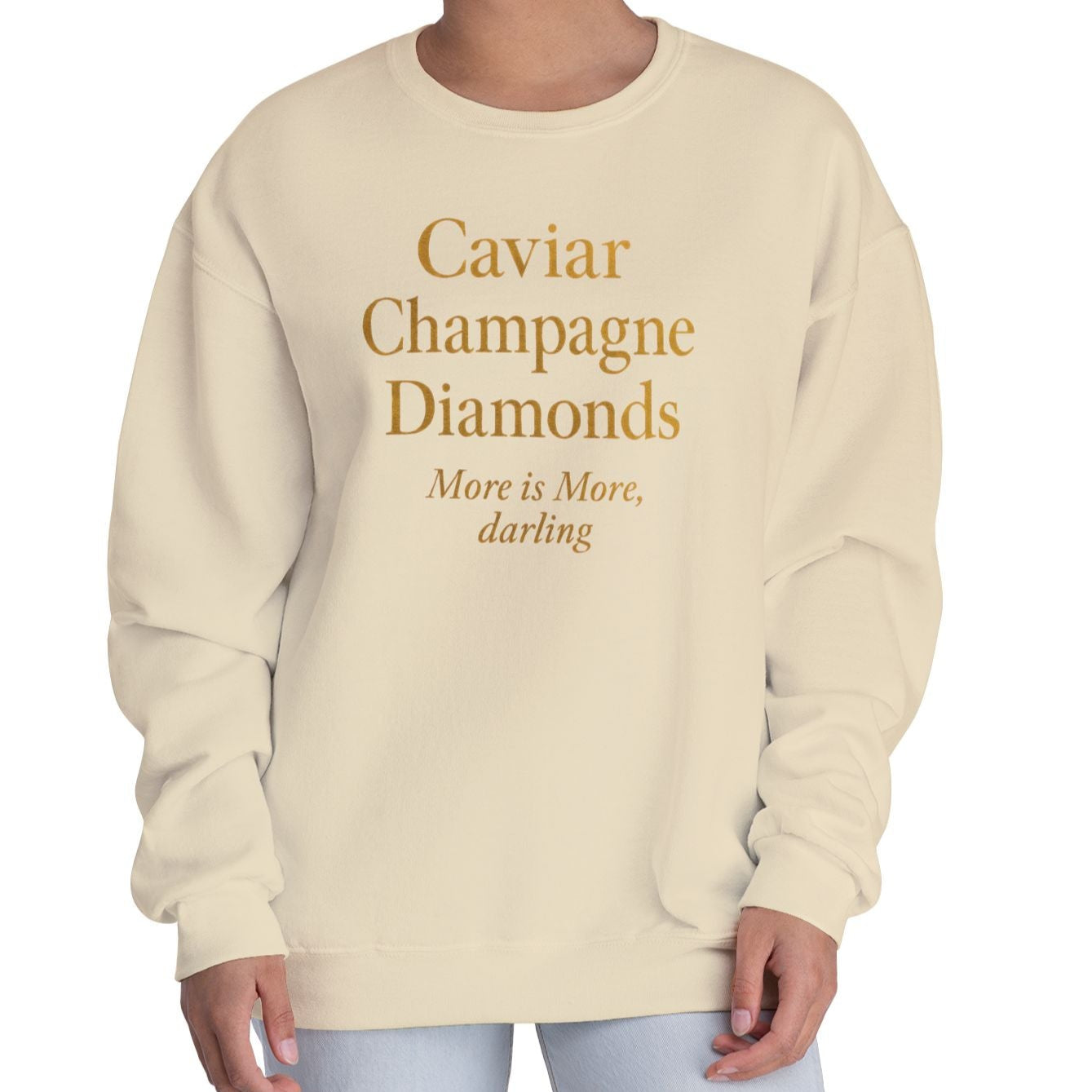 Caviar Champagne Sweatshirt