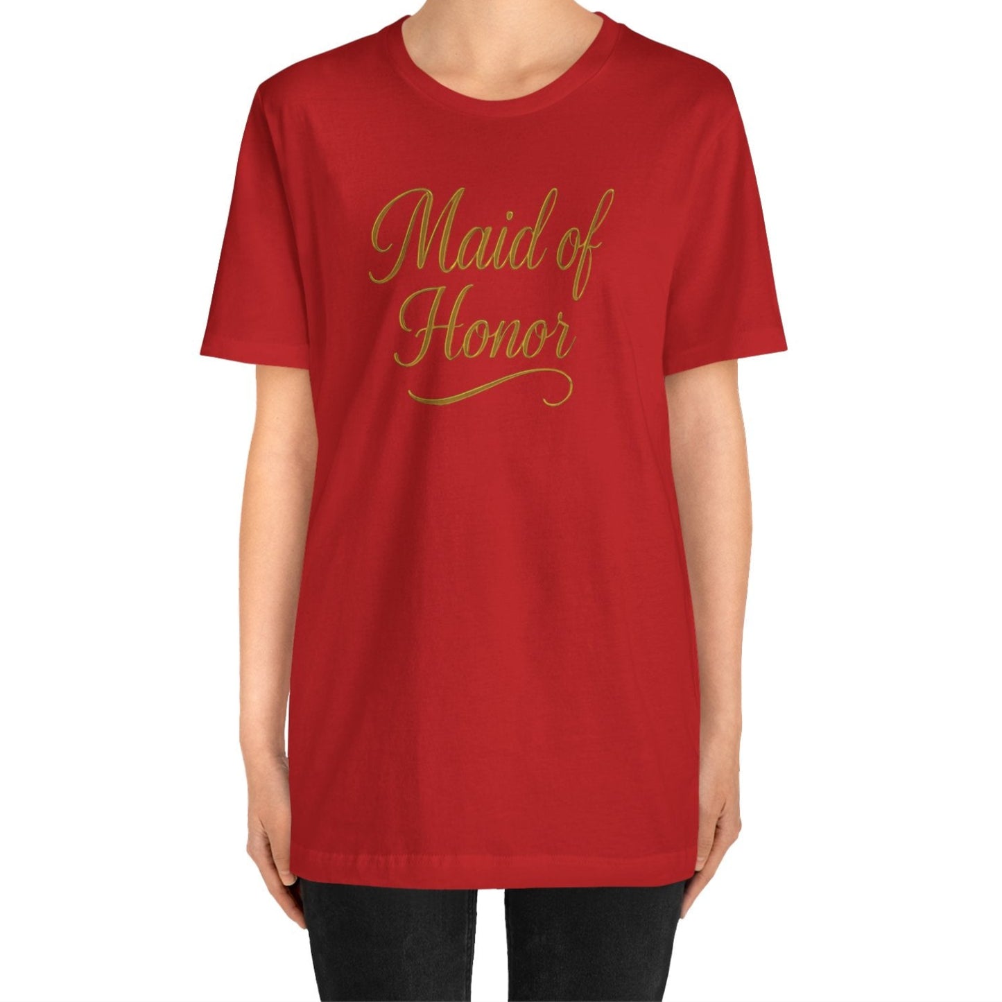 Gold Maid of Honor Tee