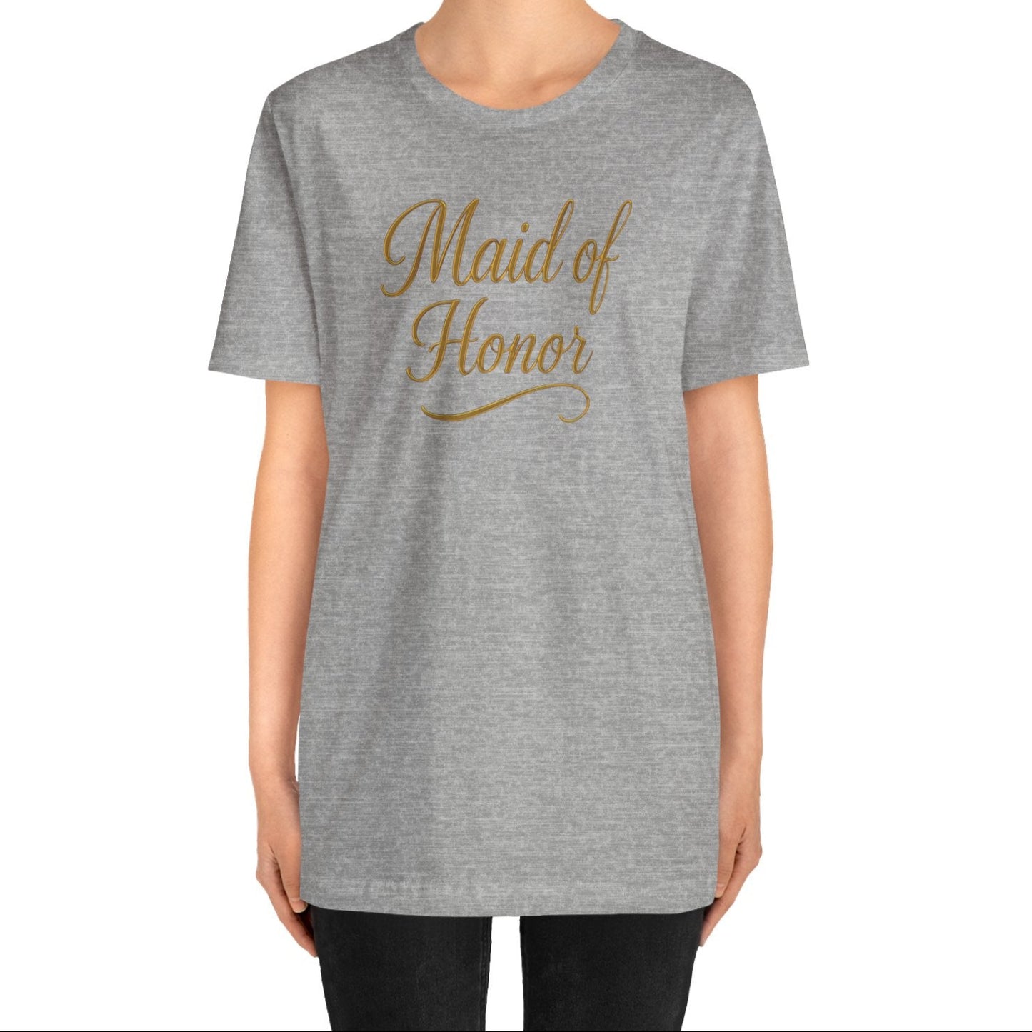 Gold Maid of Honor Tee