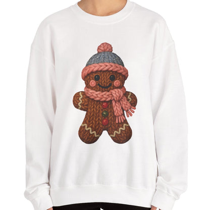 Faux Knit Gingerbread Sweatshirt