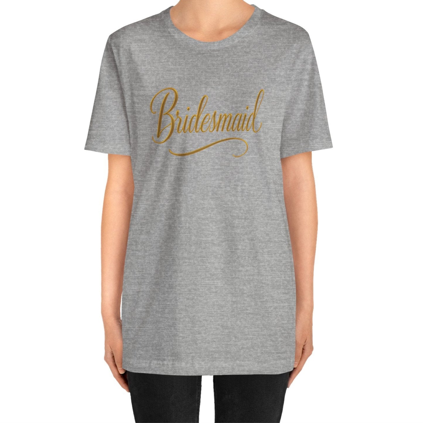 Gold Bridesmaid Tee