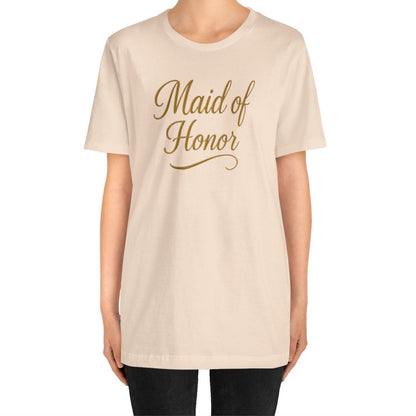 Gold Maid of Honor Tee