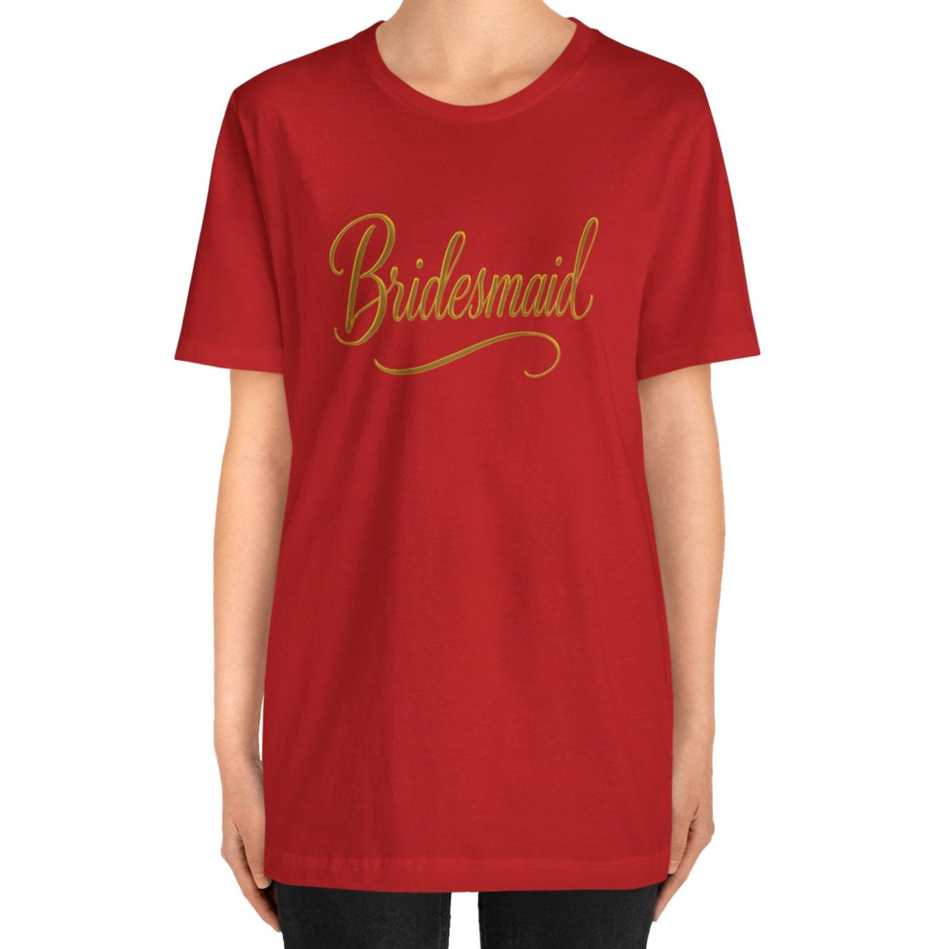 Gold Bridesmaid Tee