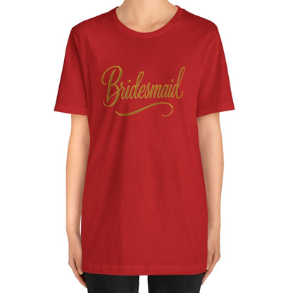 Gold Bridesmaid Tee