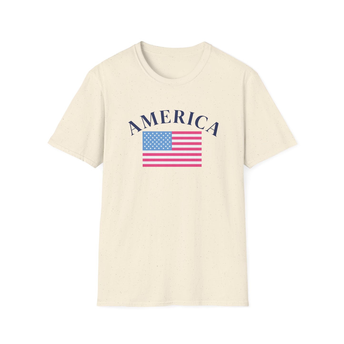 America Pink Flag Tee
