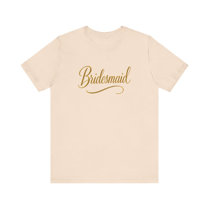 Gold Bridesmaid Tee