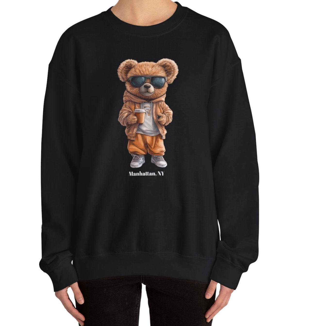 Coffee Time Bear Sweatshirt