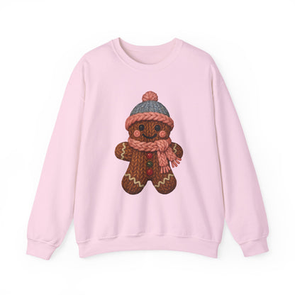 Faux Knit Gingerbread Sweatshirt