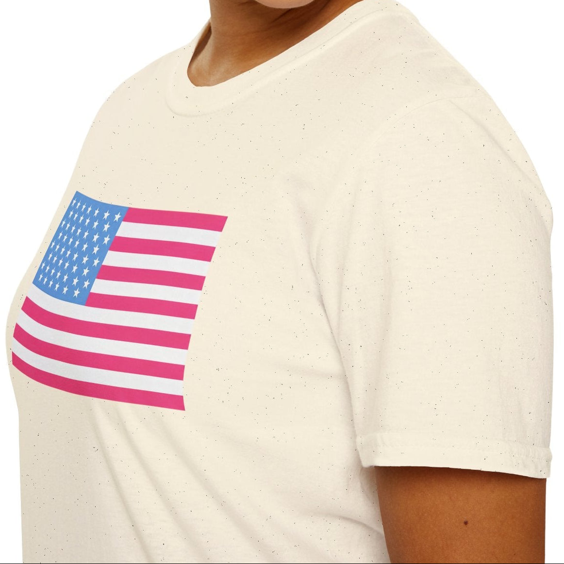 Pink & Blue American Tee