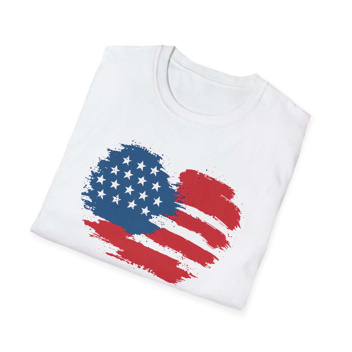 American Flag Heart Tee