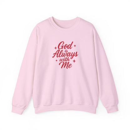 God is Always with Me V2 Sweatshirt