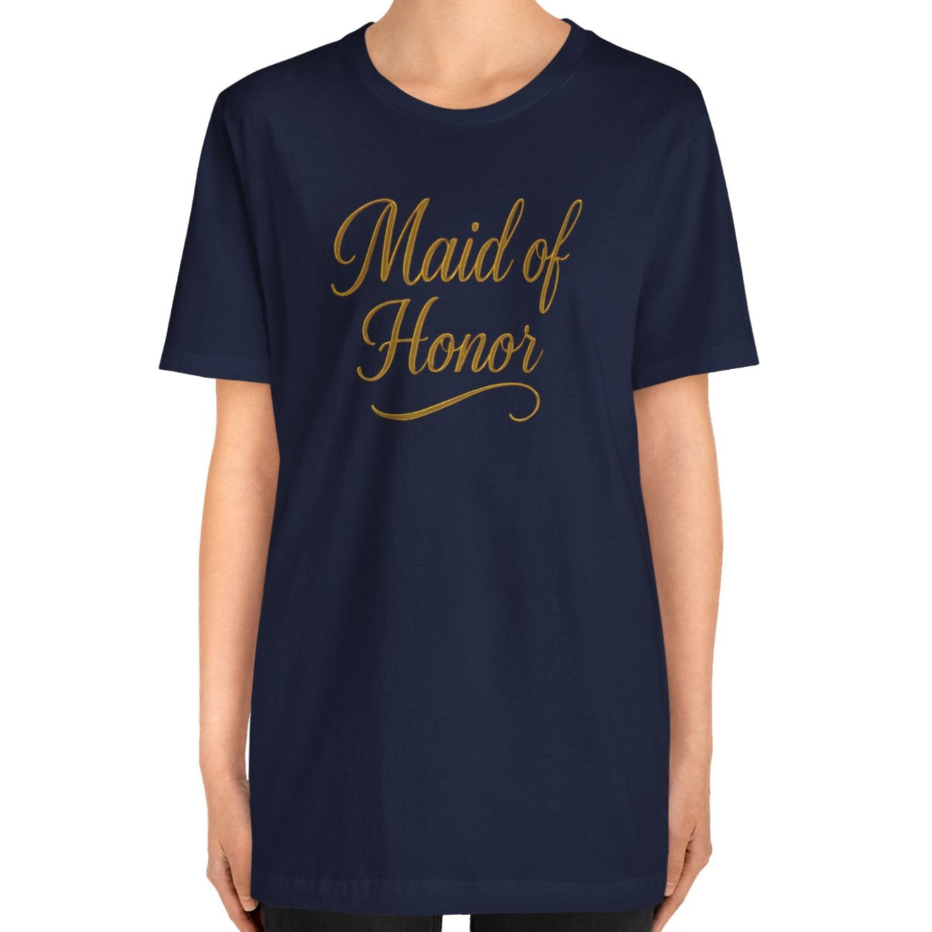 Gold Maid of Honor Tee