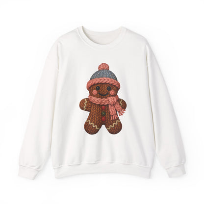 Faux Knit Gingerbread Sweatshirt