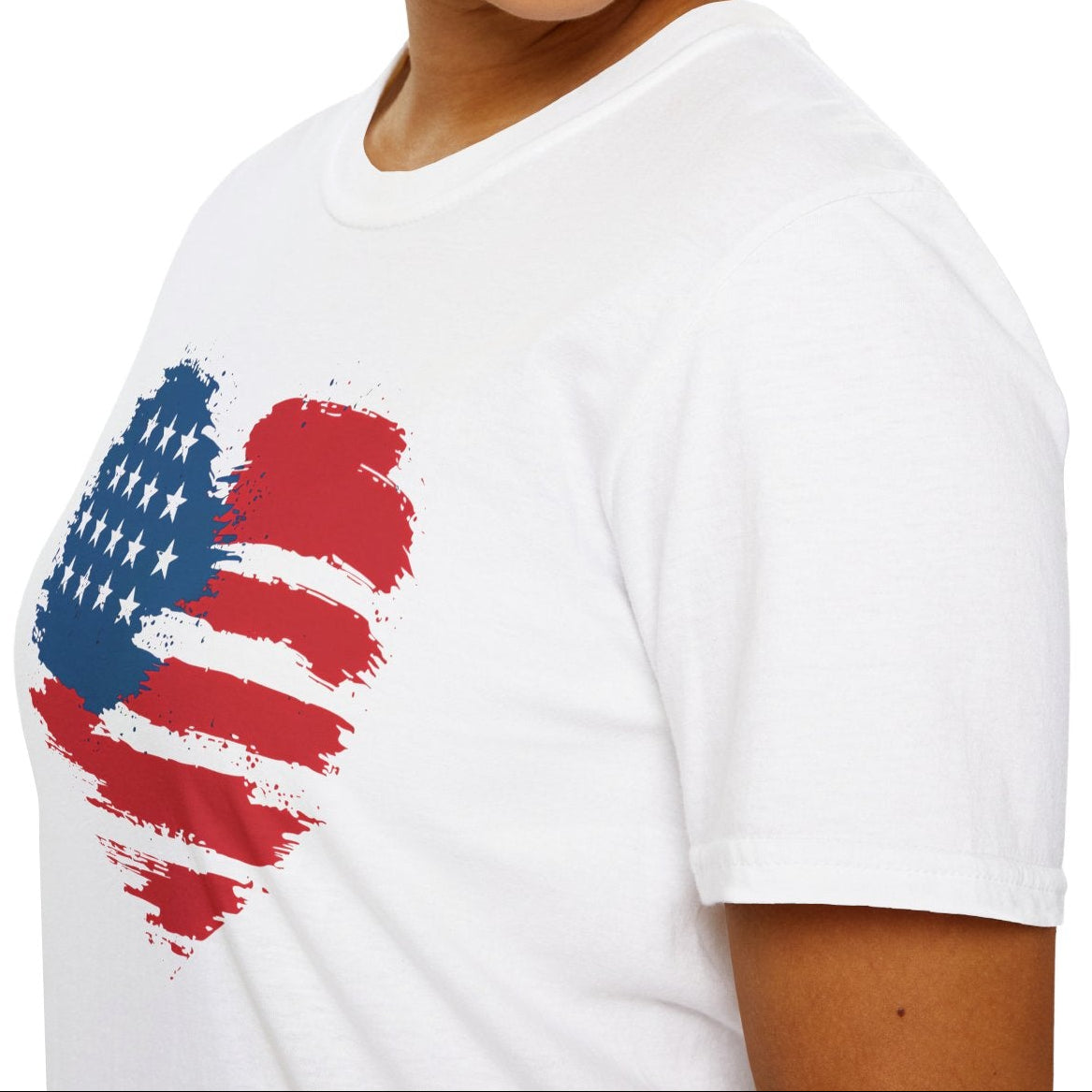 American Flag Heart Tee