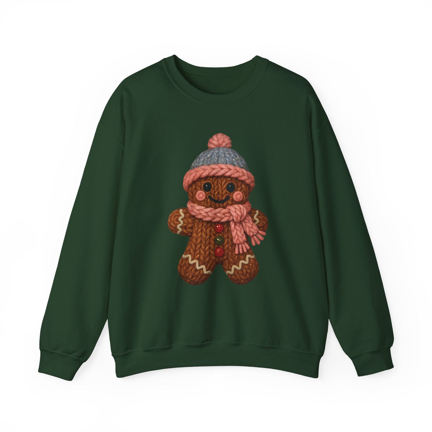 Faux Knit Gingerbread Sweatshirt