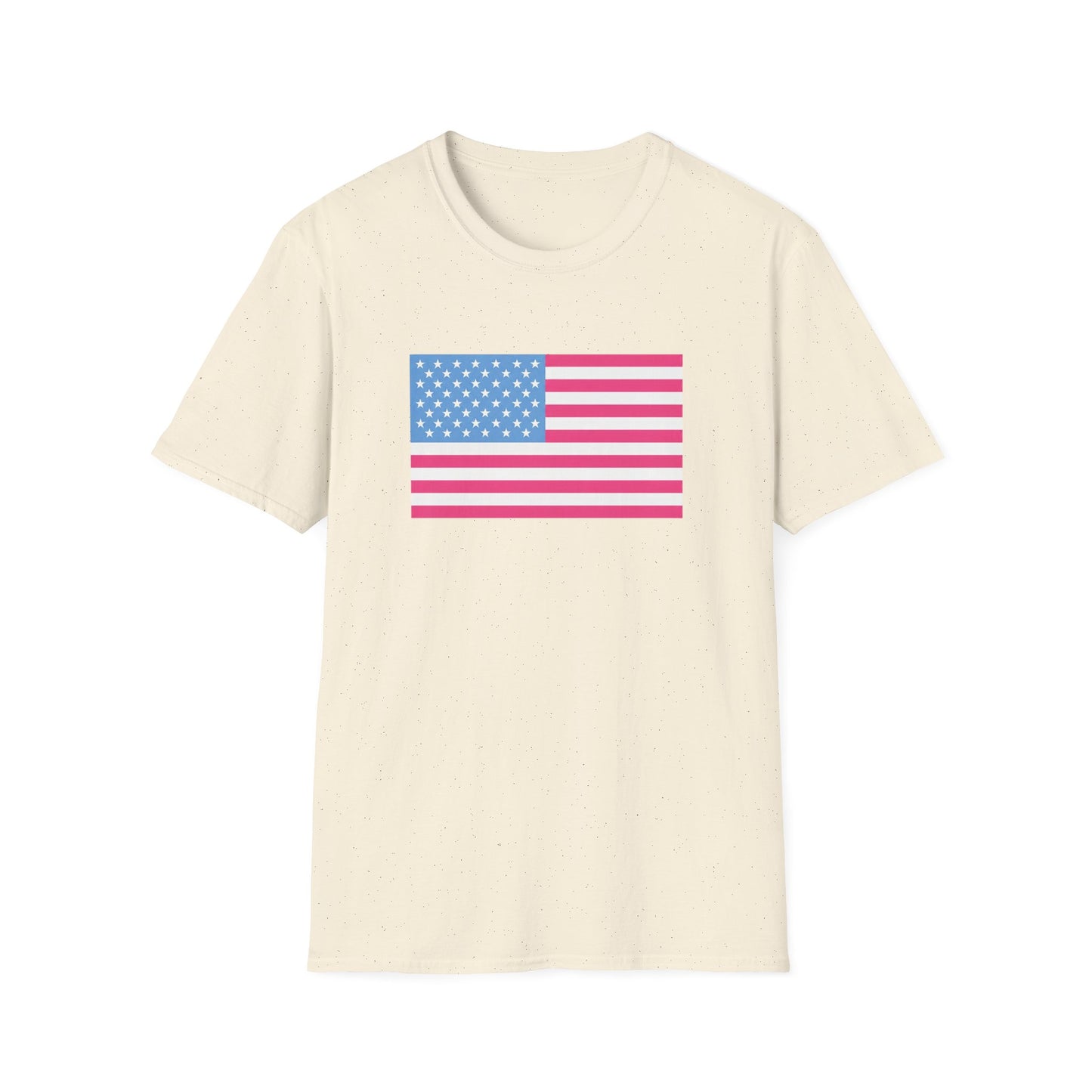 Pink & Blue American Tee