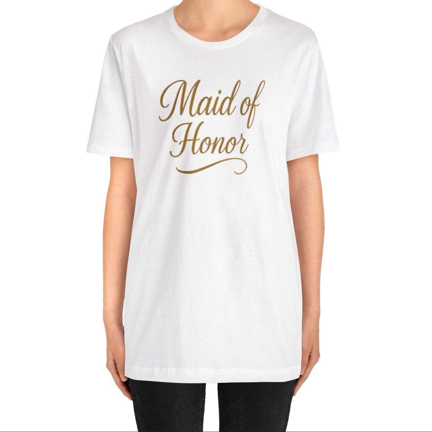 Gold Maid of Honor Tee