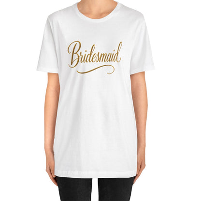 Gold Bridesmaid Tee