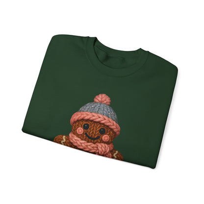 Faux Knit Gingerbread Sweatshirt