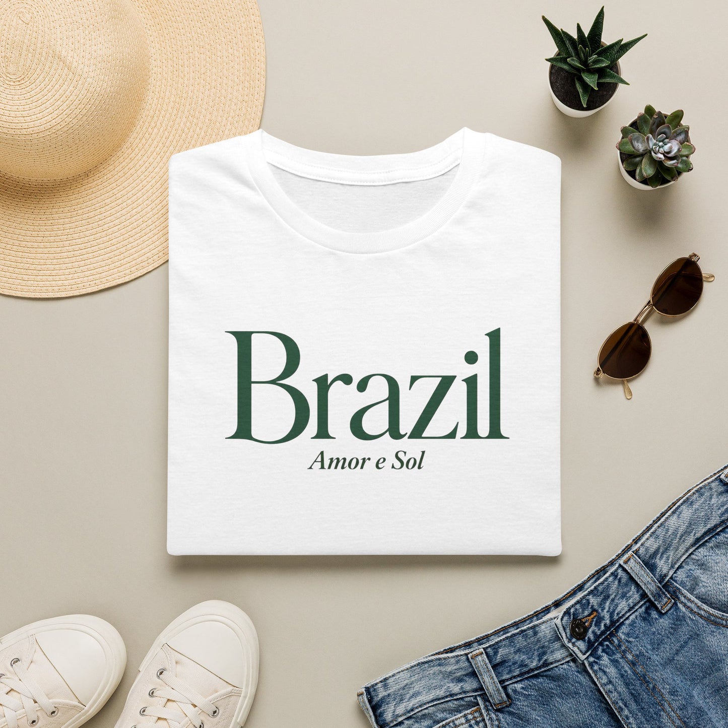 Brazil Amor e Sol Tee