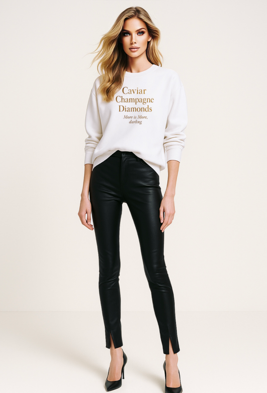 Caviar Champagne  Sweatshirt