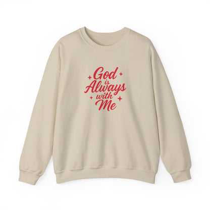 God is Always with Me V2 Sweatshirt