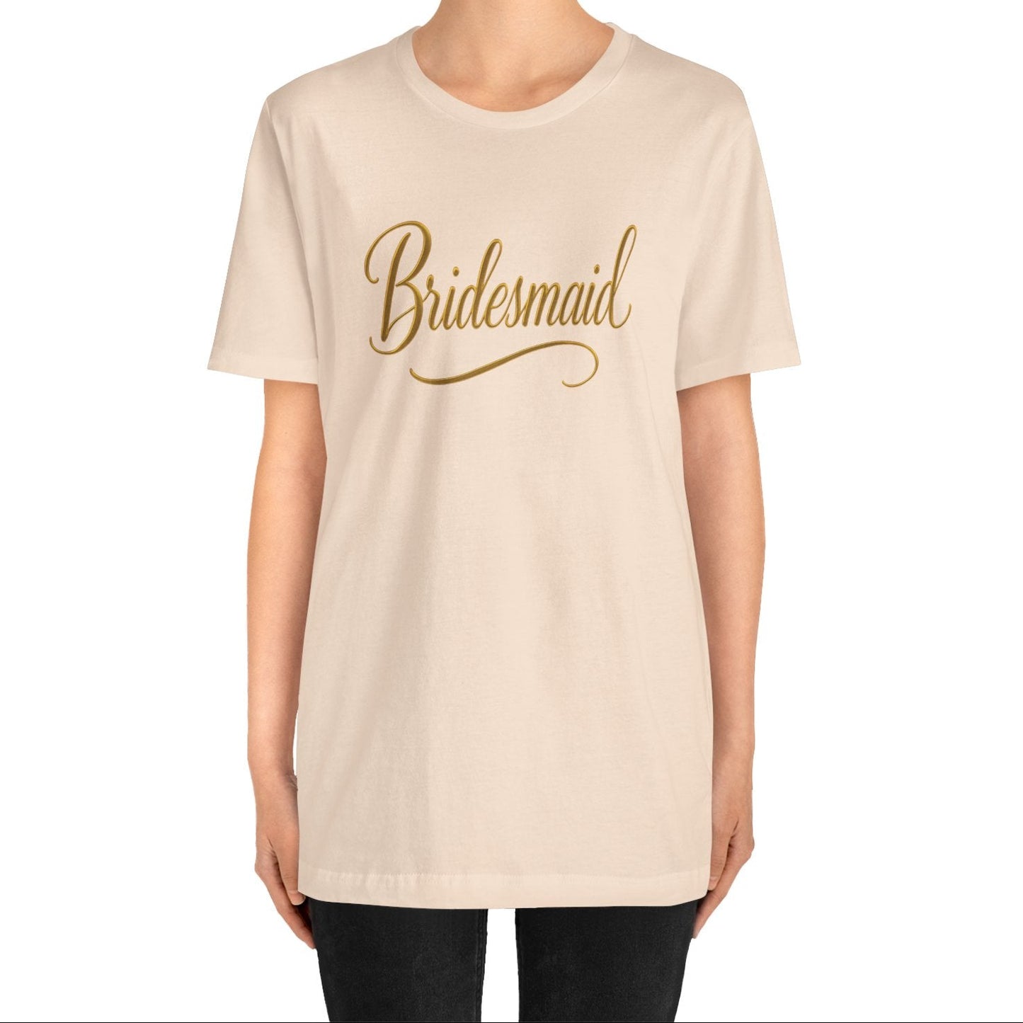 Gold Bridesmaid Tee