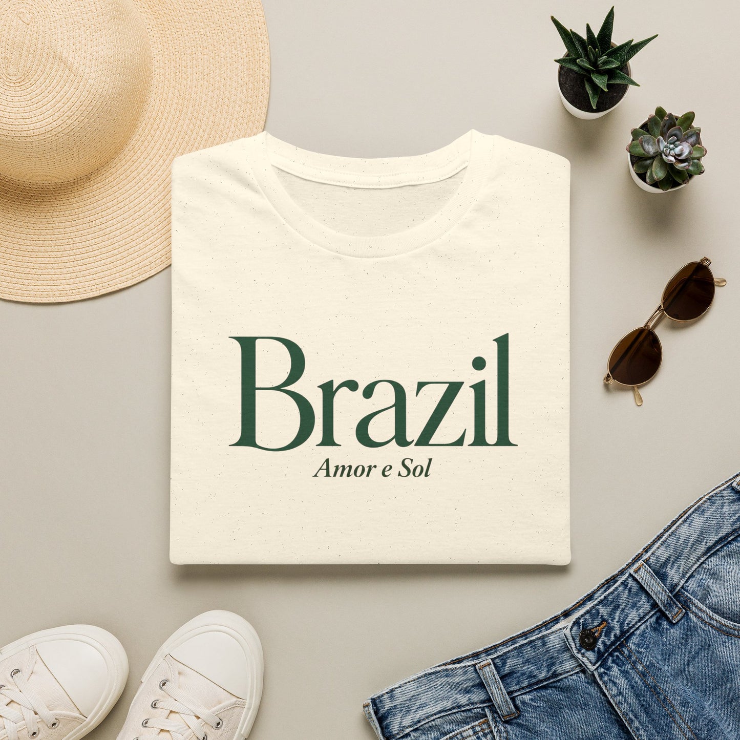 Brazil Amor e Sol Tee