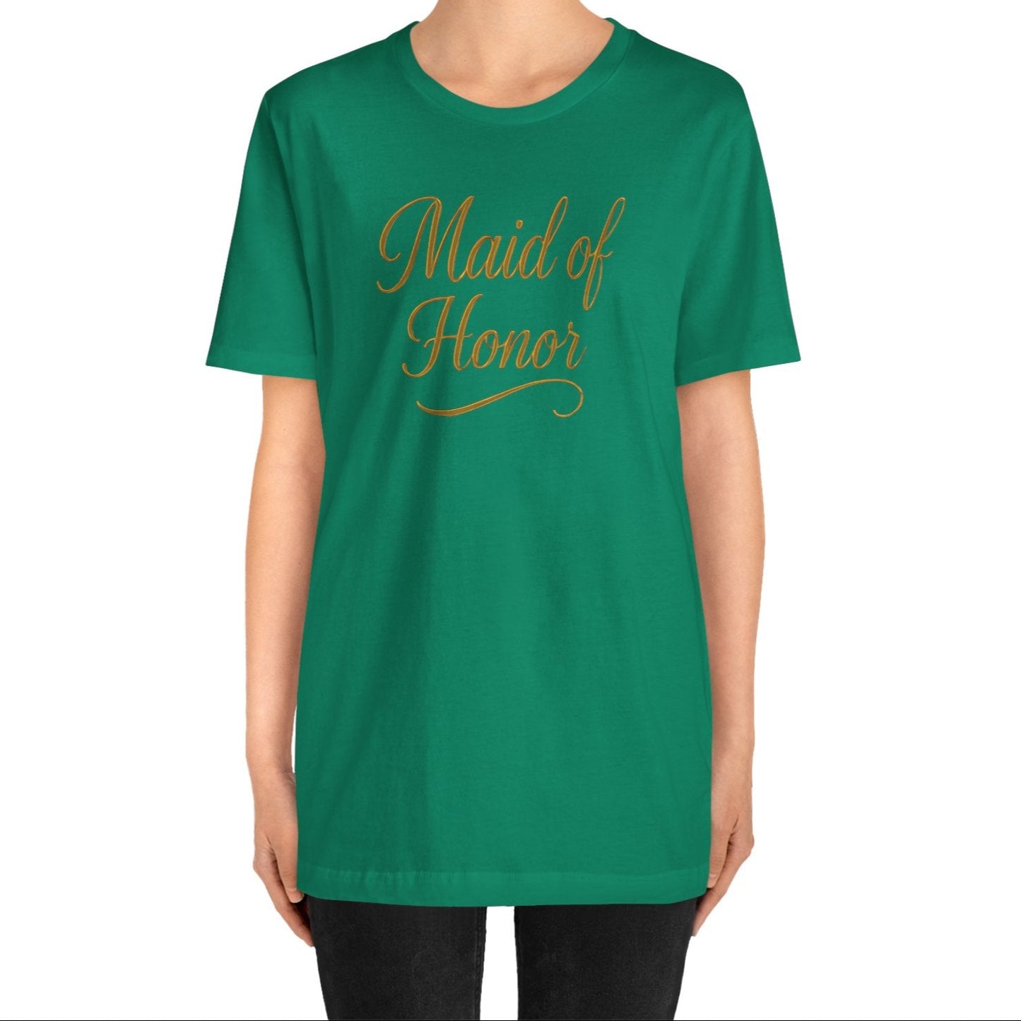 Gold Maid of Honor Tee