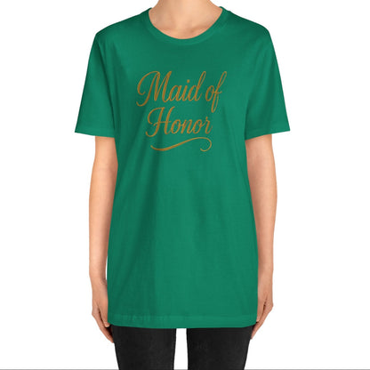 Gold Maid of Honor Tee