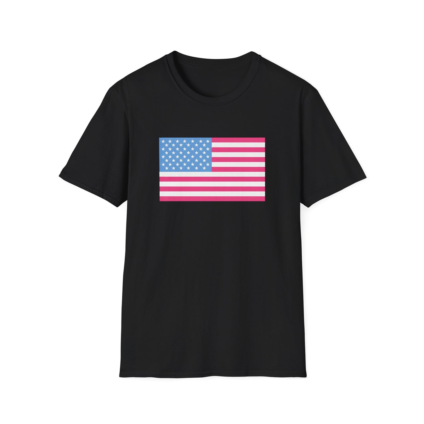 Pink & Blue American Tee