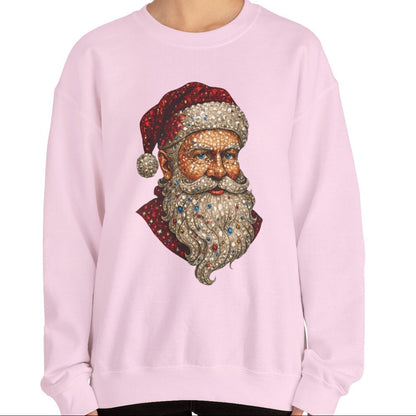 Faux Bling Santa Sweatshirt