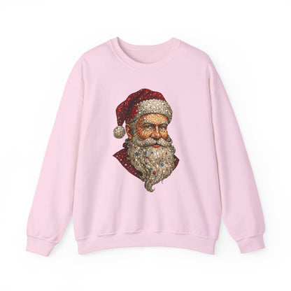 Faux Bling Santa Sweatshirt