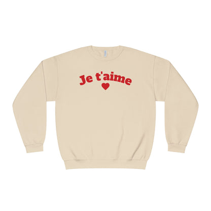 Je t'aime Sweatshirt