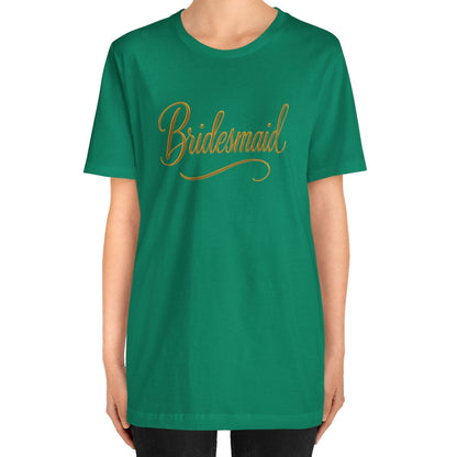 Gold Bridesmaid Tee