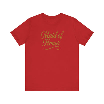 Gold Maid of Honor Tee