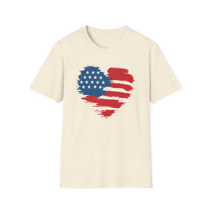 American Flag Heart Tee