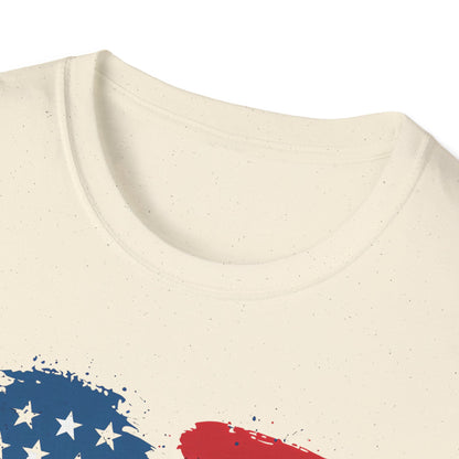 American Flag Heart Tee