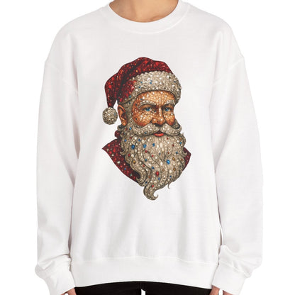 Faux Bling Santa Sweatshirt